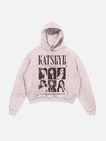 KATSEYE Print Slant Pockets Hoodie