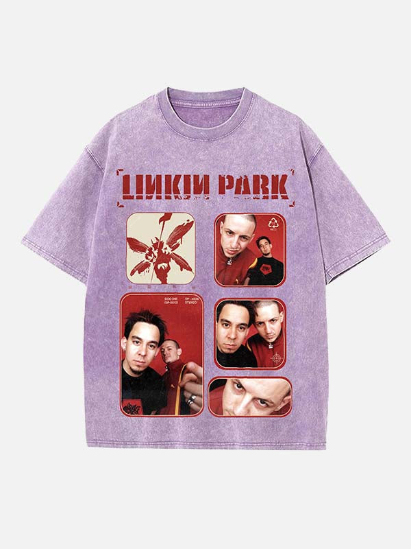 Linkin Park Print Round Neck T-shirt