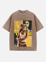 Tate McRae Print Round Neck T-shirt