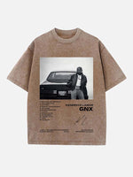 Kendrick Lamar Print Round Neck T-shirt