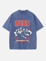 KISS Print Round Neck T-shirt