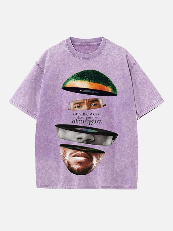 Frank Ocean Print Round Neck T-shirt