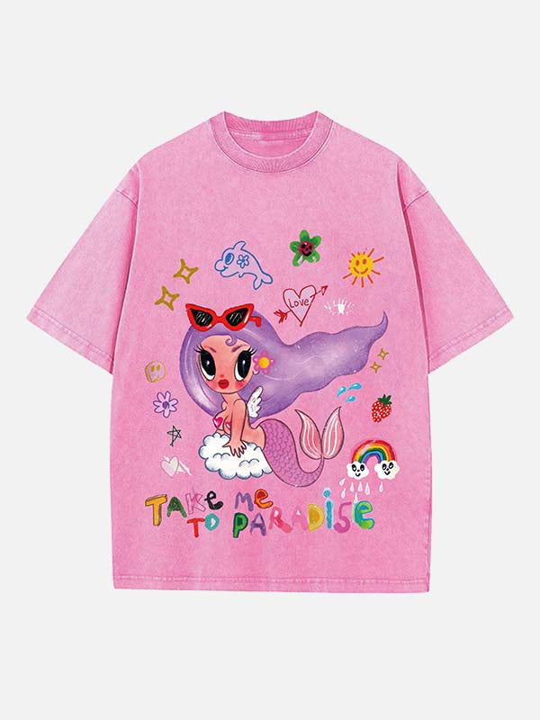 Karol G Print Round Neck T-shirt