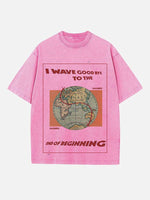 Djo Print Round Neck T-shirt