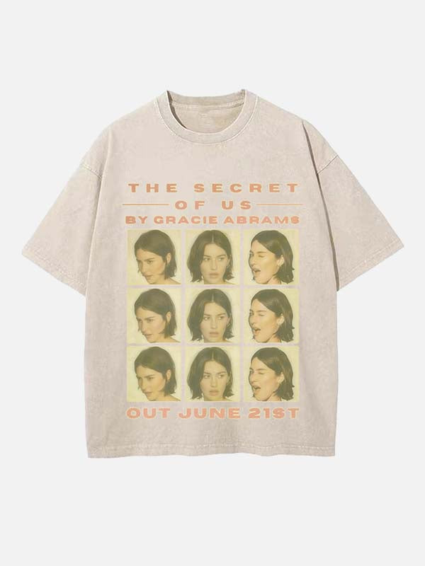 Gracie Abrams Print Round Neck T-shirt