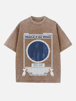 Madison Beer Print Round Neck T-shirt