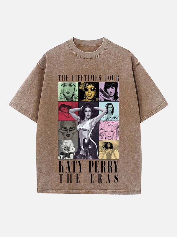 Katy Perry Print Round Neck T-shirt