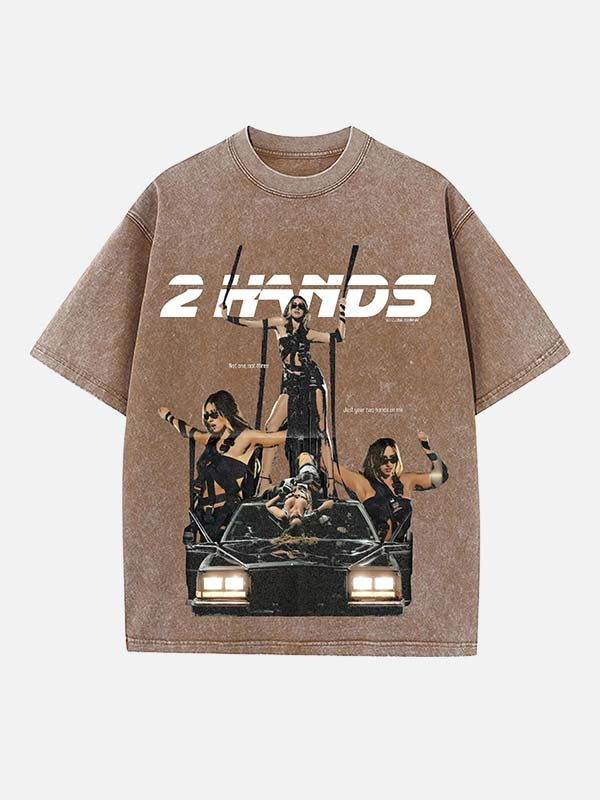 Tate McRae Print Round Neck T-shirt