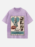 Sabrina Carpenter Print Round Neck T-shirt