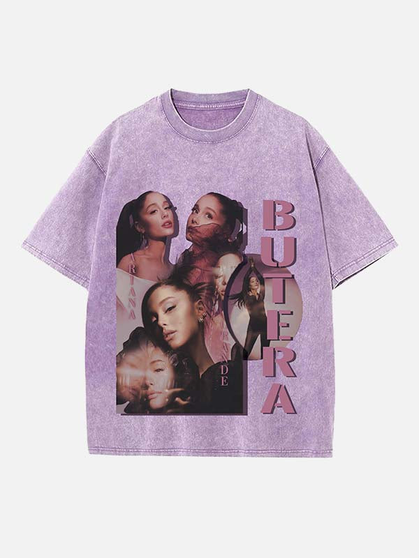 Ariana Grande Print Round Neck T-shirt