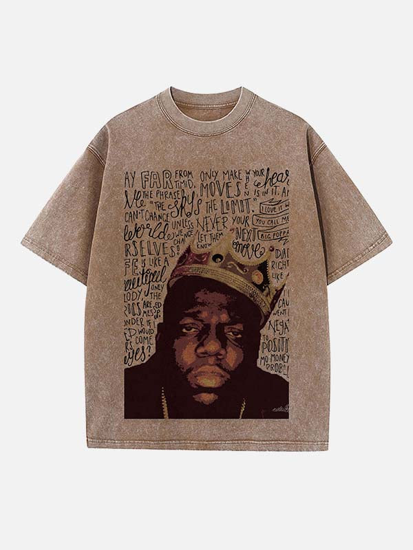 The Notorious B.I.G. Print Round Neck T-shirt