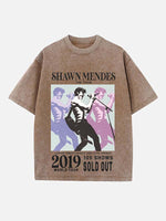 Shawn Mendes Print Round Neck T-shirt