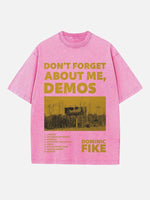 Dominic Fike Print Round Neck T-shirt