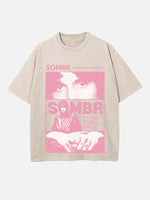 Sombr Print Round Neck T-shirt