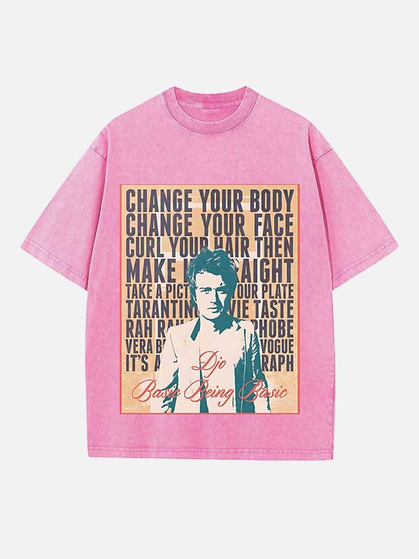 Djo Print Round Neck T-shirt