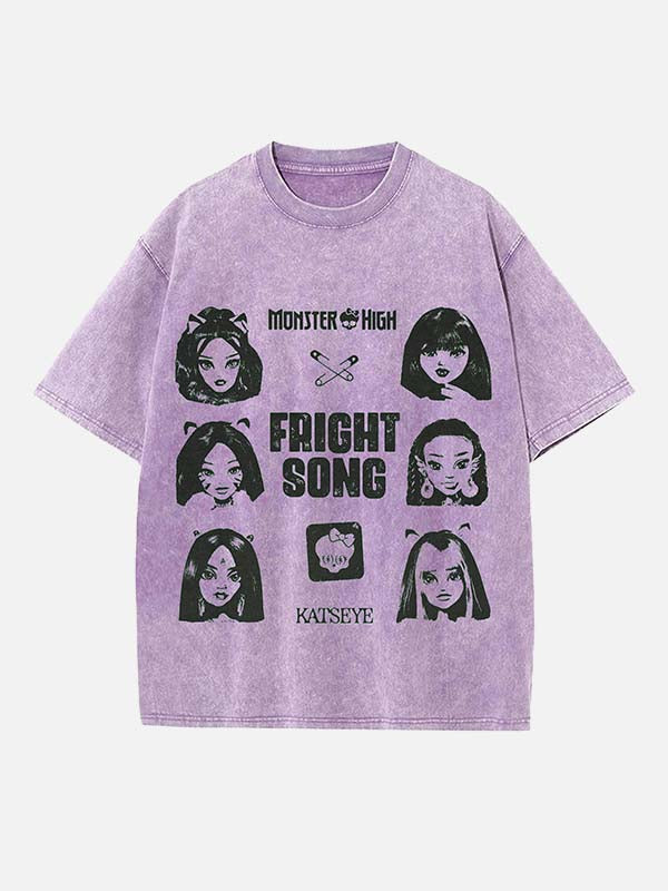 KATSEYE Print Round Neck T-shirt