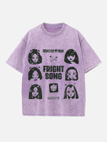 KATSEYE Print Round Neck T-shirt