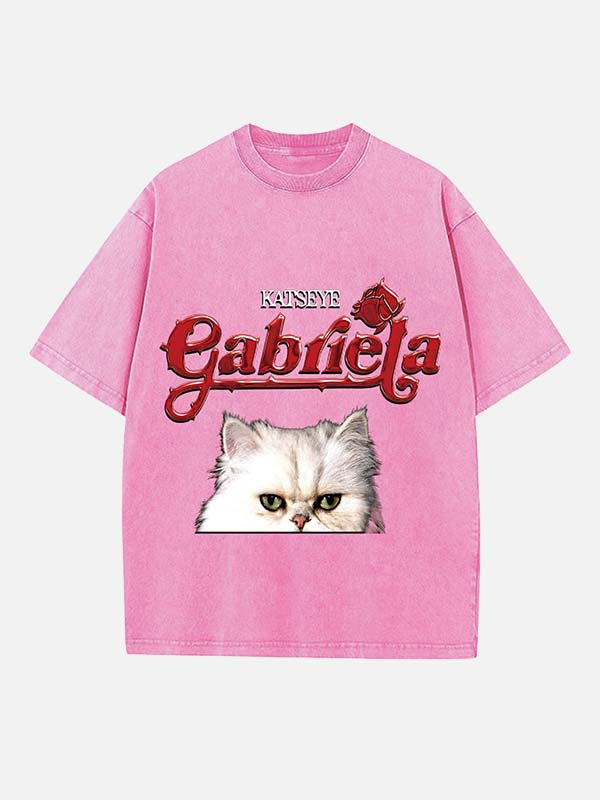 KATSEYE Print Round Neck T-shirt