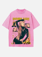 Aespa Winter Print Round Neck T-shirt