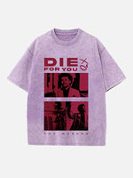 The Weeknd Print Round Neck T-shirt