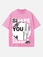 Ed Sheeran Print Round Neck T-shirt