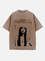 PinkPantheress Print Round Neck T-shirt