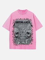 Metallica Print Round Neck T-shirt
