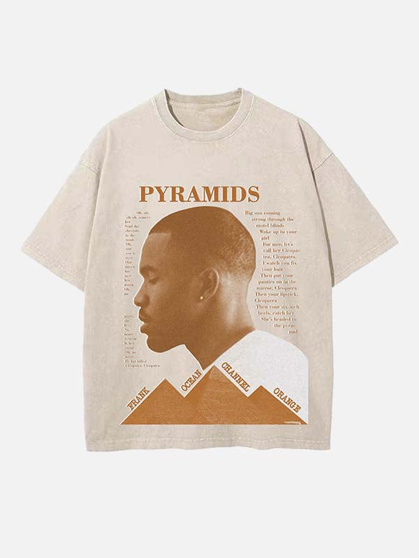 Frank Ocean Print Round Neck T-shirt