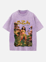 SZA Print Round Neck T-shirt