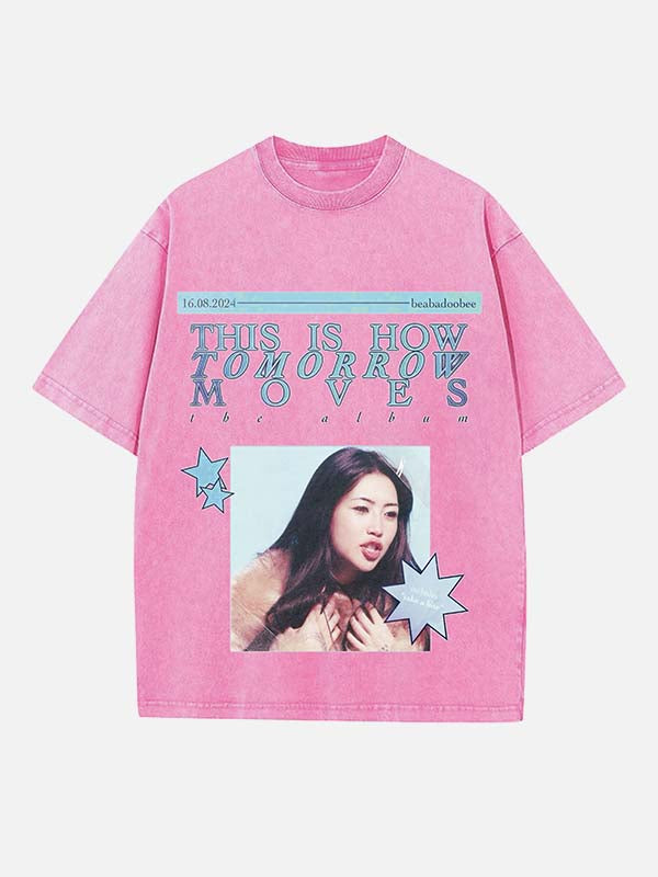 Beabadoobee Print Round Neck T-shirt