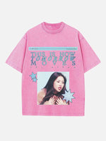 Beabadoobee Print Round Neck T-shirt