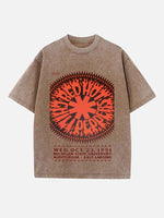 Red Hot Chili Peppers Print Round Neck T-shirt