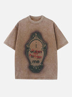 Lola Young Print Round Neck T-shirt