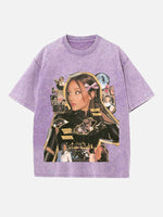 Ariana Grande Print Round Neck T-shirt