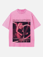 Sabrina Carpenter Print Round Neck T-shirt