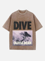 Olivia Dean Print Round Neck T-shirt