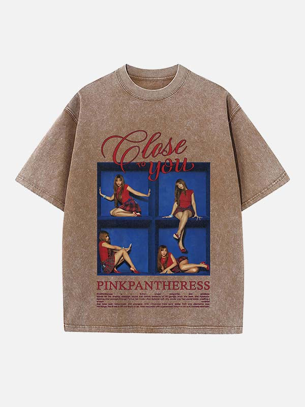 PinkPantheress Print Round Neck T-shirt