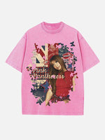 PinkPantheress Print Round Neck T-shirt