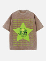 Charli xcx Print Round Neck T-shirt