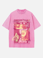 Chappell Roan Print Round Neck T-shirt