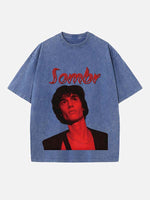 Sombr Print Round Neck T-shirt