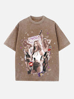 Olivia Rodrigo Print Round Neck T-shirt