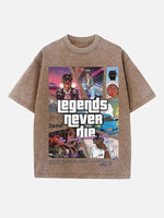 Juice WRLD Print Round Neck T-shirt