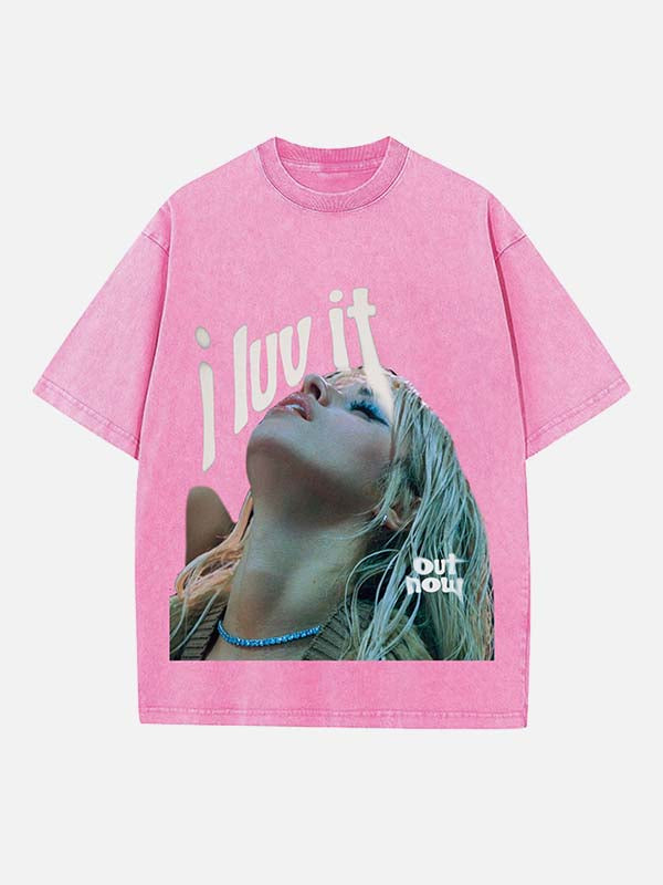 Camila Cabello Print Round Neck T-shirt