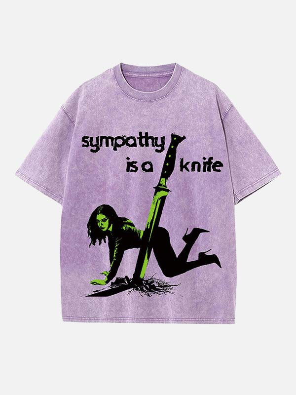 Charli xcx Print Round Neck T-shirt