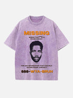 Frank Ocean Print Round Neck T-shirt