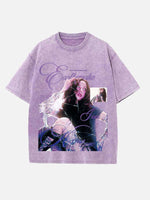 BLACKPINK Jisoo Print Round Neck T-shirt