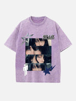Billie Eilish Print Round Neck T-shirt