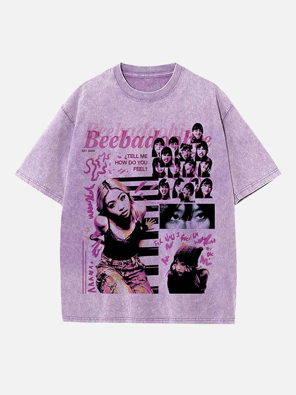 Beabadoobee Print Round Neck T-shirt