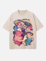 HUNTR/X Print Round Neck T-shirt